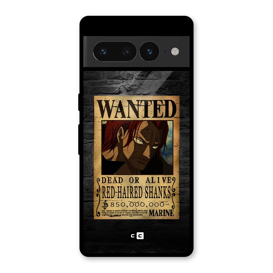Shanks Wanted Glass Back Case for Google Pixel 7 Pro