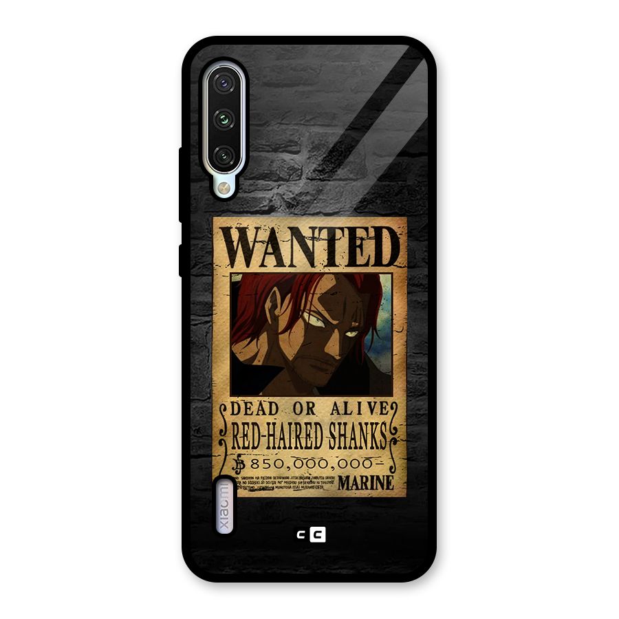 Shanks Wanted Glass Back Case for Mi A3