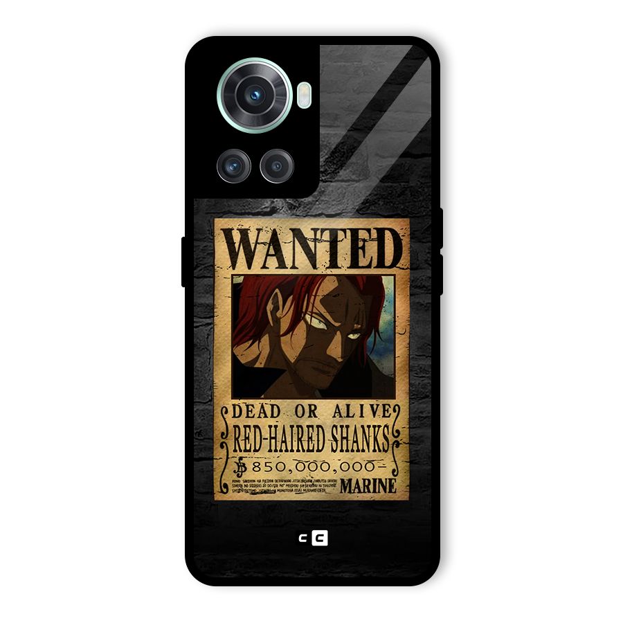 Shanks Wanted Glass Back Case for OnePlus 10R