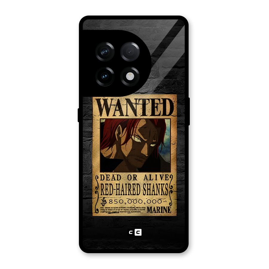 Shanks Wanted Glass Back Case for OnePlus 11R