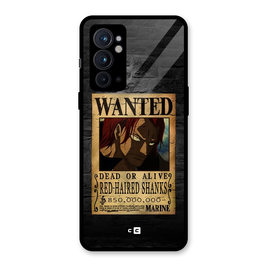 Shanks Wanted Glass Back Case for OnePlus 9RT 5G