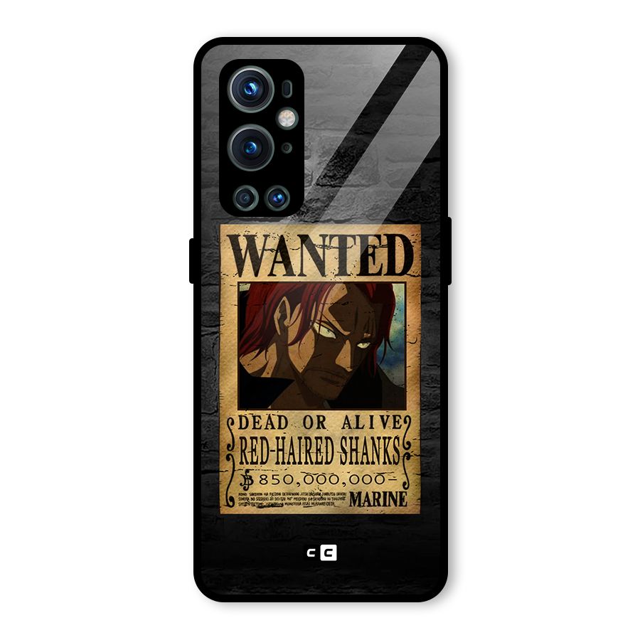 Shanks Wanted Glass Back Case for OnePlus 9 Pro