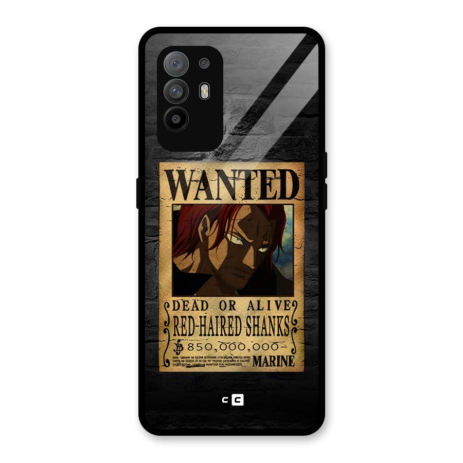 Shanks Wanted Glass Back Case for Oppo F19 Pro Plus 5G