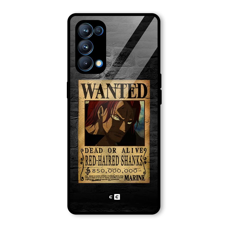 Shanks Wanted Glass Back Case for Oppo Reno5 Pro 5G