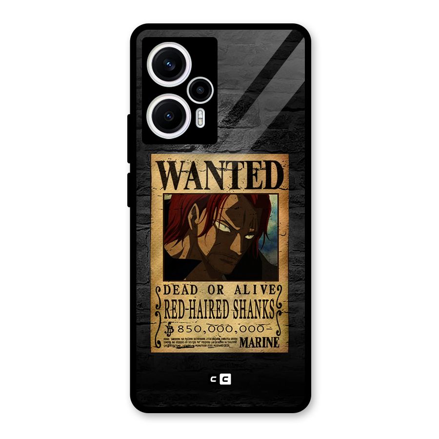 Shanks Wanted Glass Back Case for Poco F5