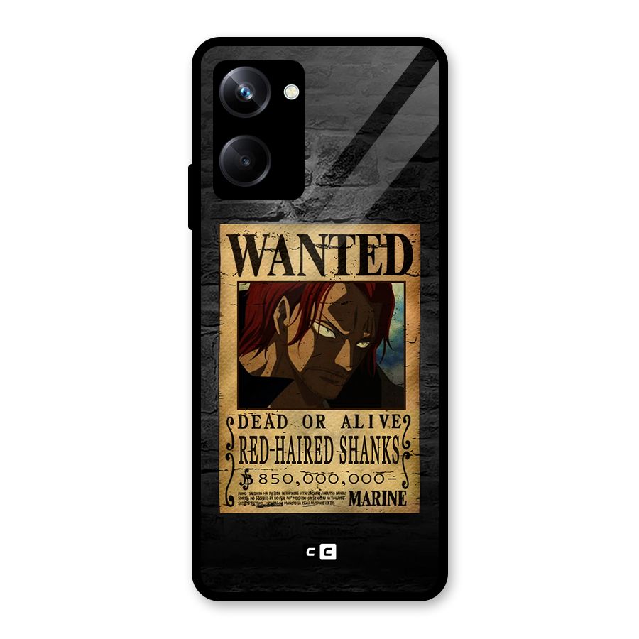 Shanks Wanted Glass Back Case for Realme 10 Pro