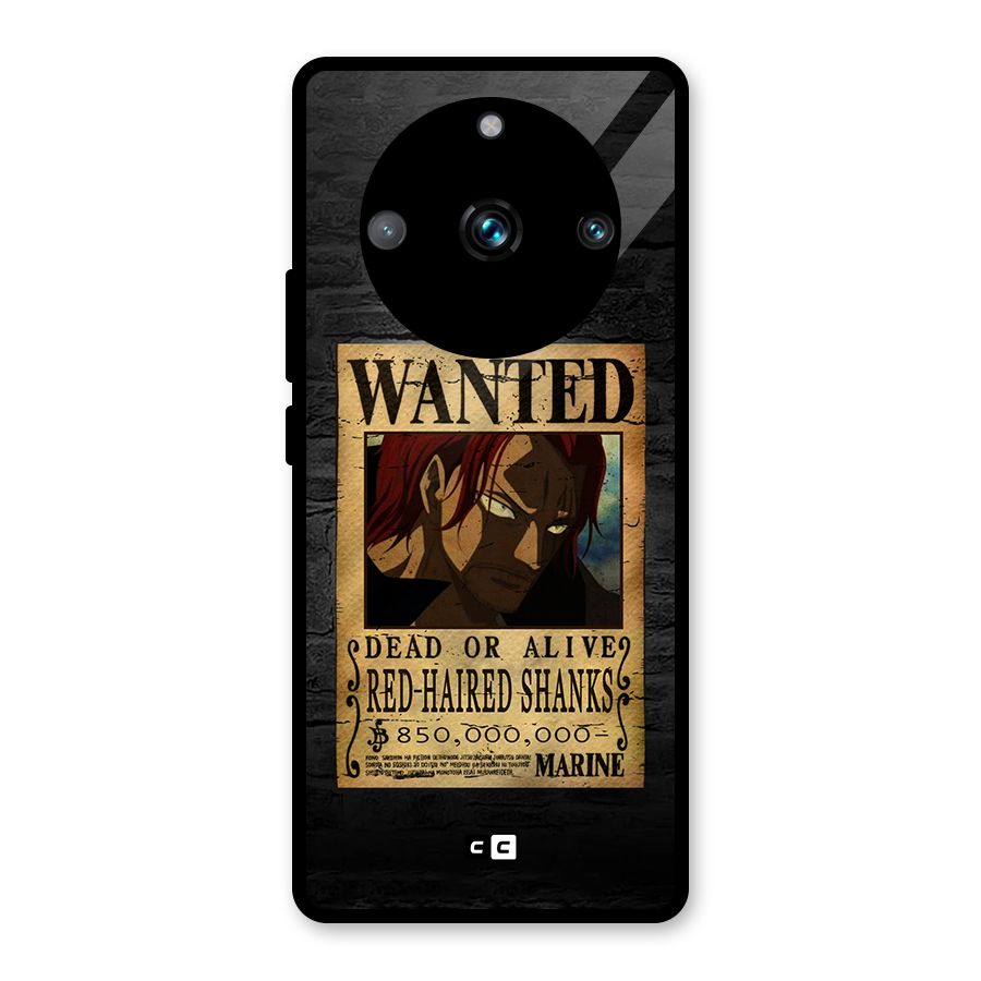 Shanks Wanted Glass Back Case for Realme 11 Pro
