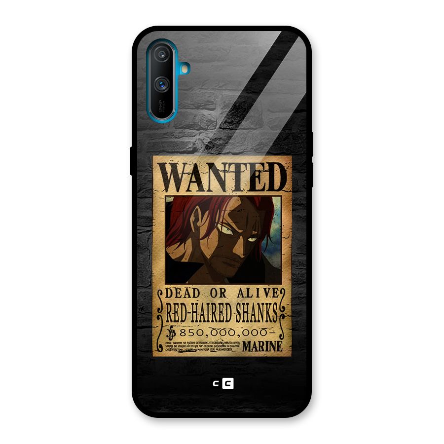 Shanks Wanted Glass Back Case for Realme C3