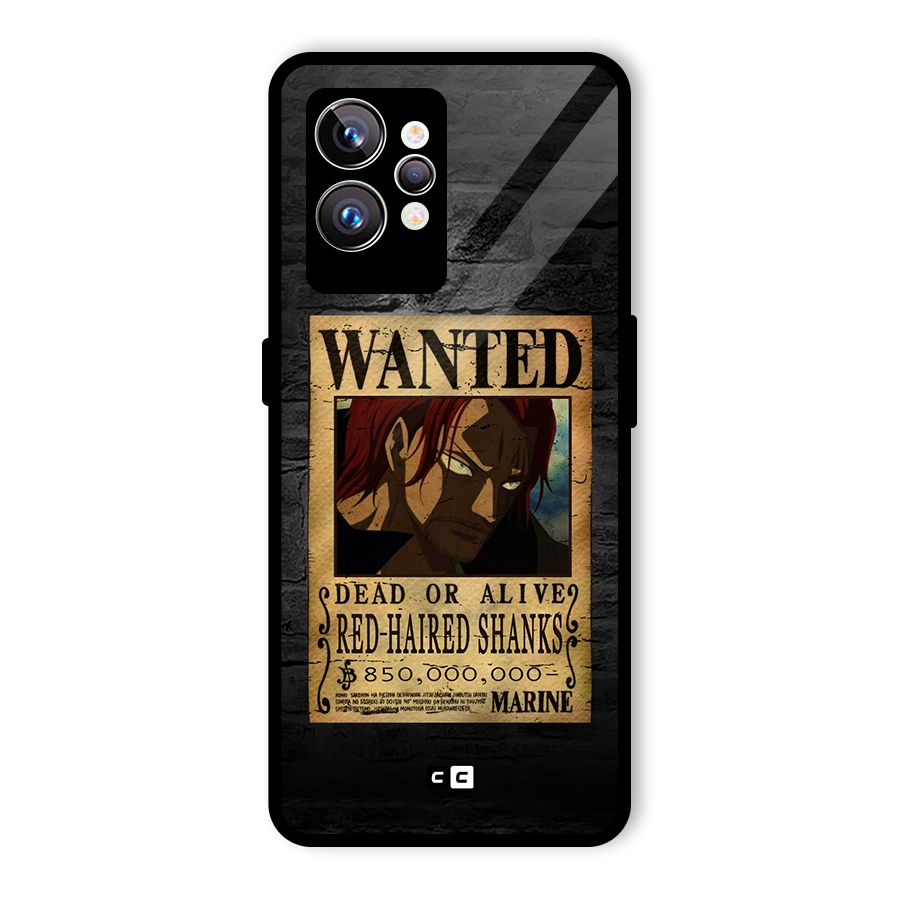 Shanks Wanted Glass Back Case for Realme GT2 Pro