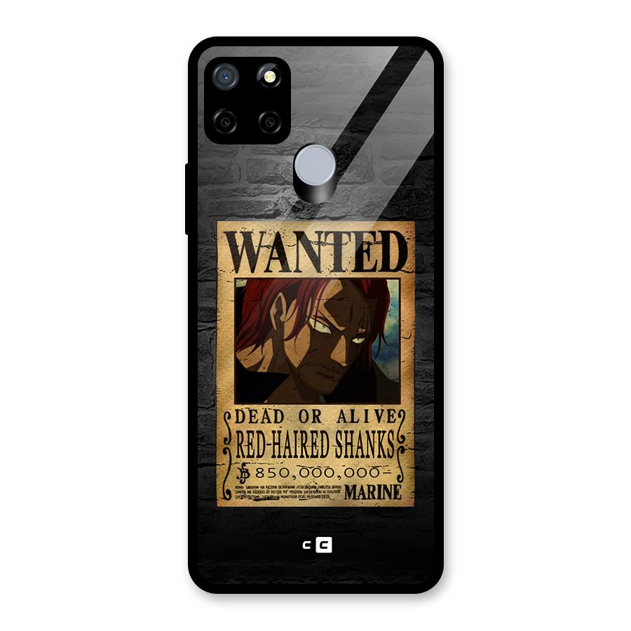 Shanks Wanted Glass Back Case for Realme Narzo 30A