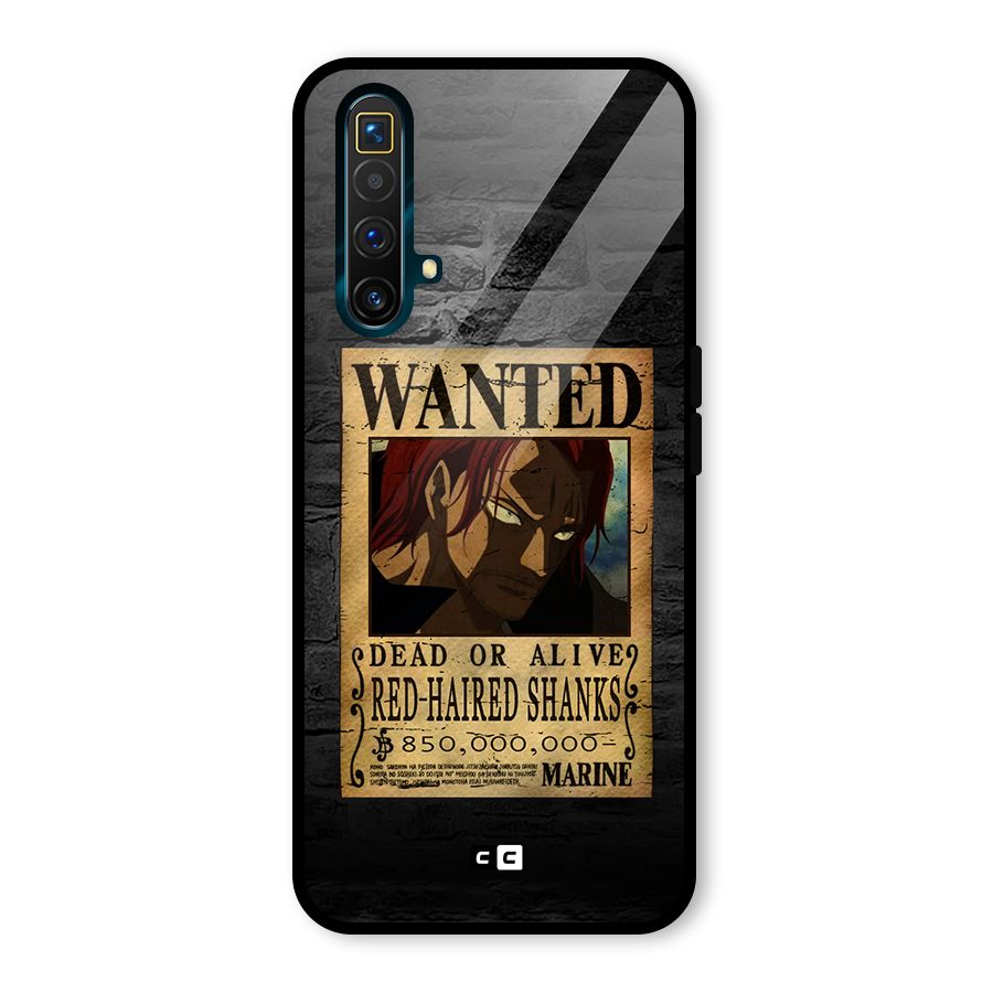 Shanks Wanted Glass Back Case for Realme X3