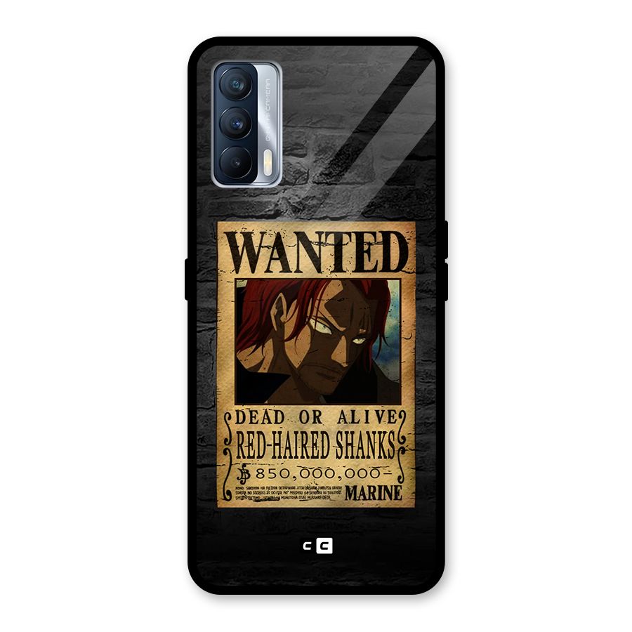 Shanks Wanted Glass Back Case for Realme X7