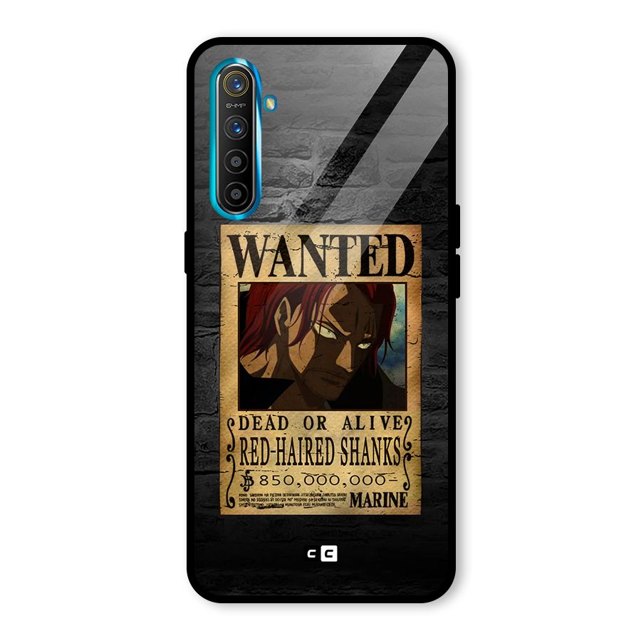 Shanks Wanted Glass Back Case for Realme XT
