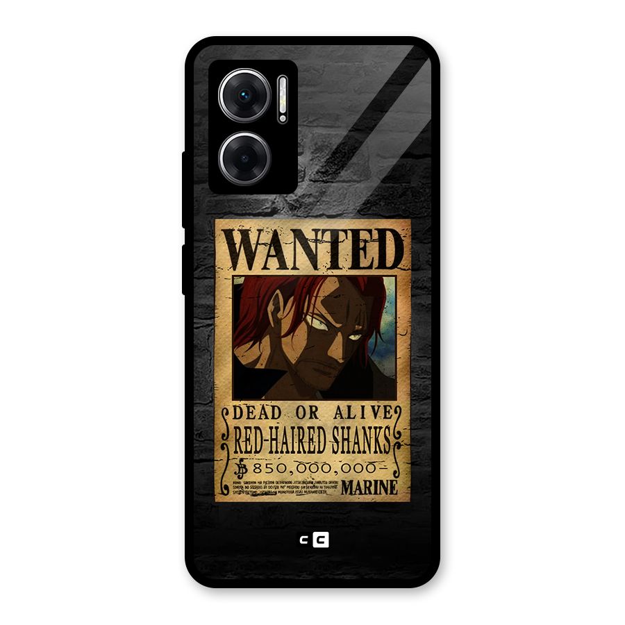 Shanks Wanted Glass Back Case for Redmi 11 Prime 5G