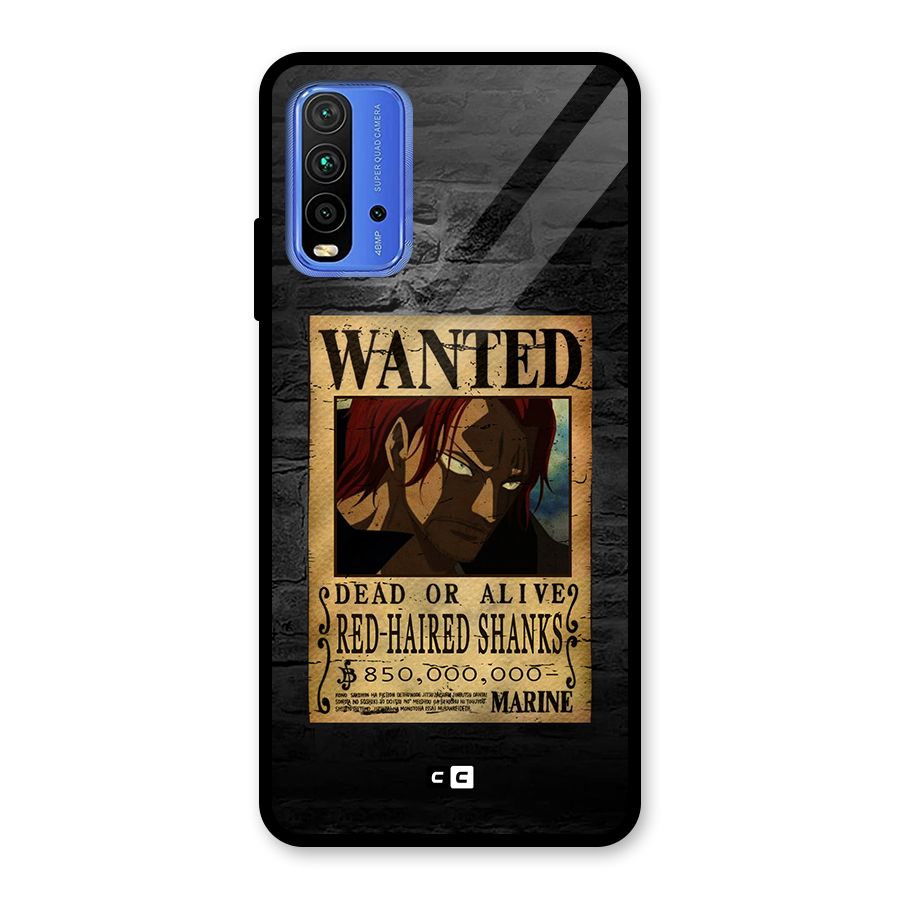 Shanks Wanted Glass Back Case for Redmi 9 Power