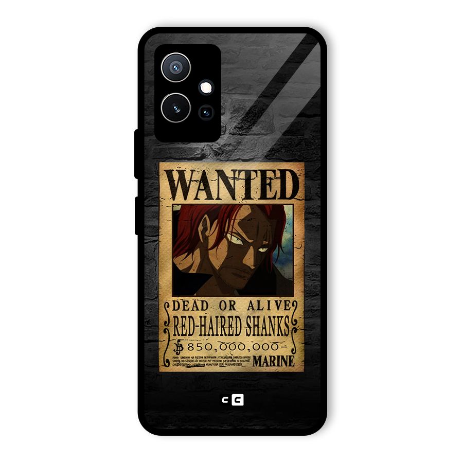 Shanks Wanted Glass Back Case for Vivo T1 5G