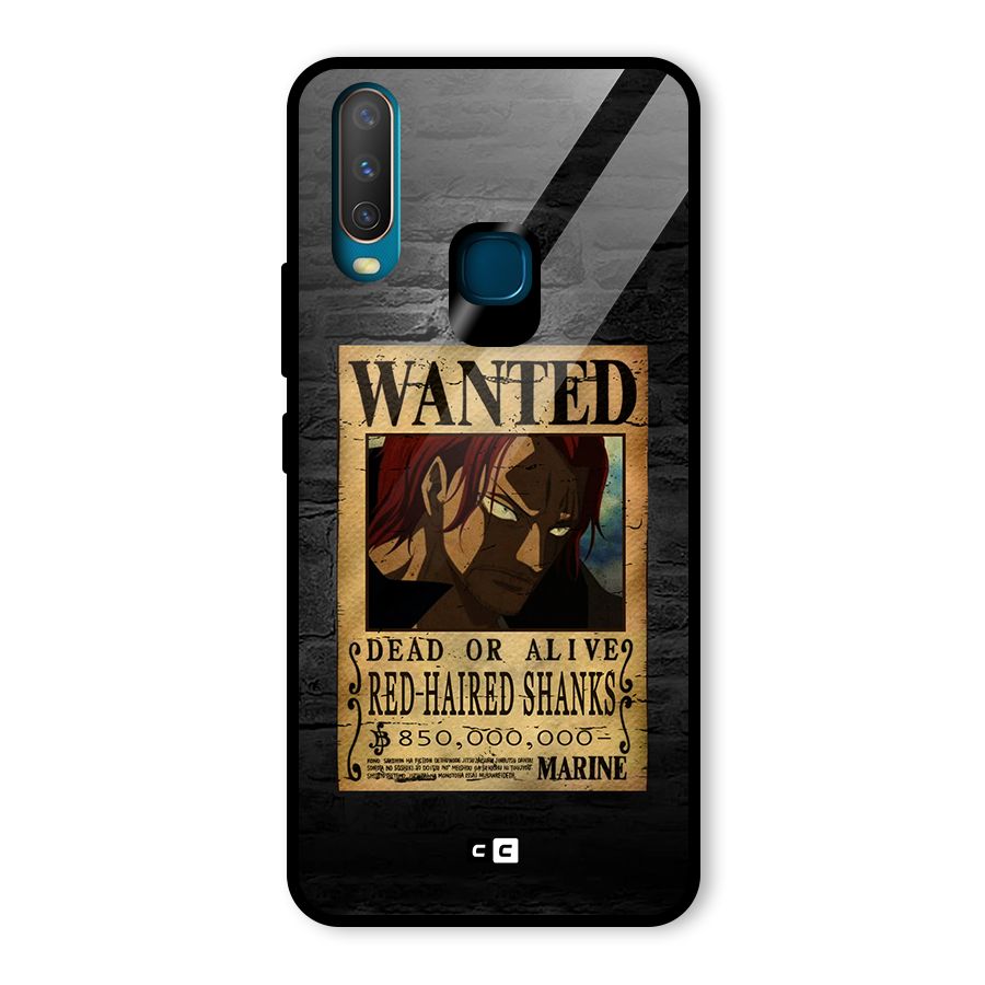 Shanks Wanted Glass Back Case for Vivo U10