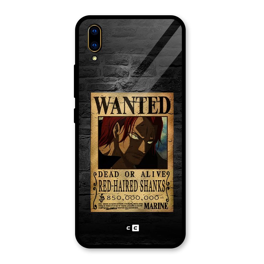Shanks Wanted Glass Back Case for Vivo V11 Pro