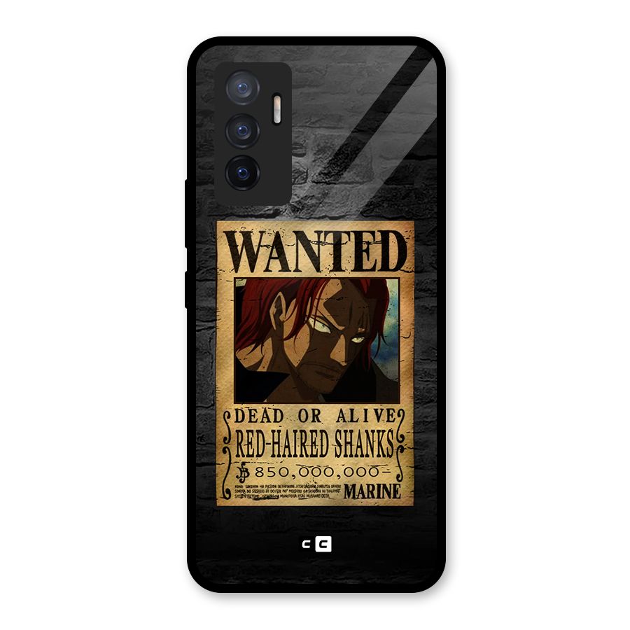 Shanks Wanted Glass Back Case for Vivo V23e