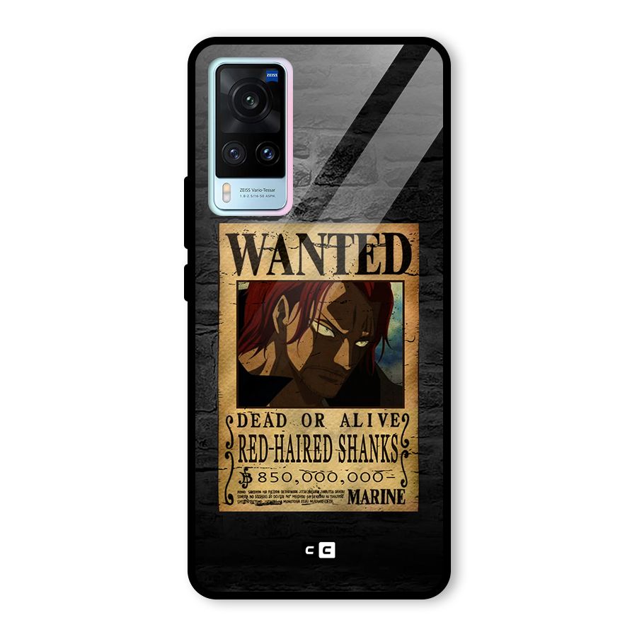 Shanks Wanted Glass Back Case for Vivo X60