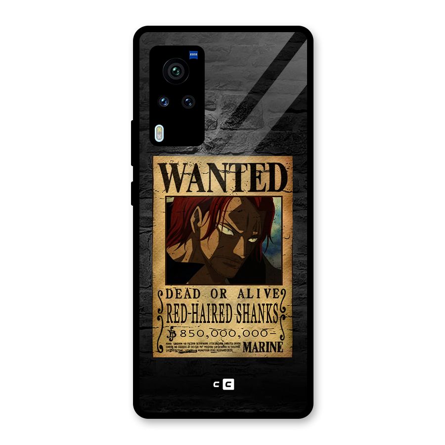 Shanks Wanted Glass Back Case for Vivo X60 Pro