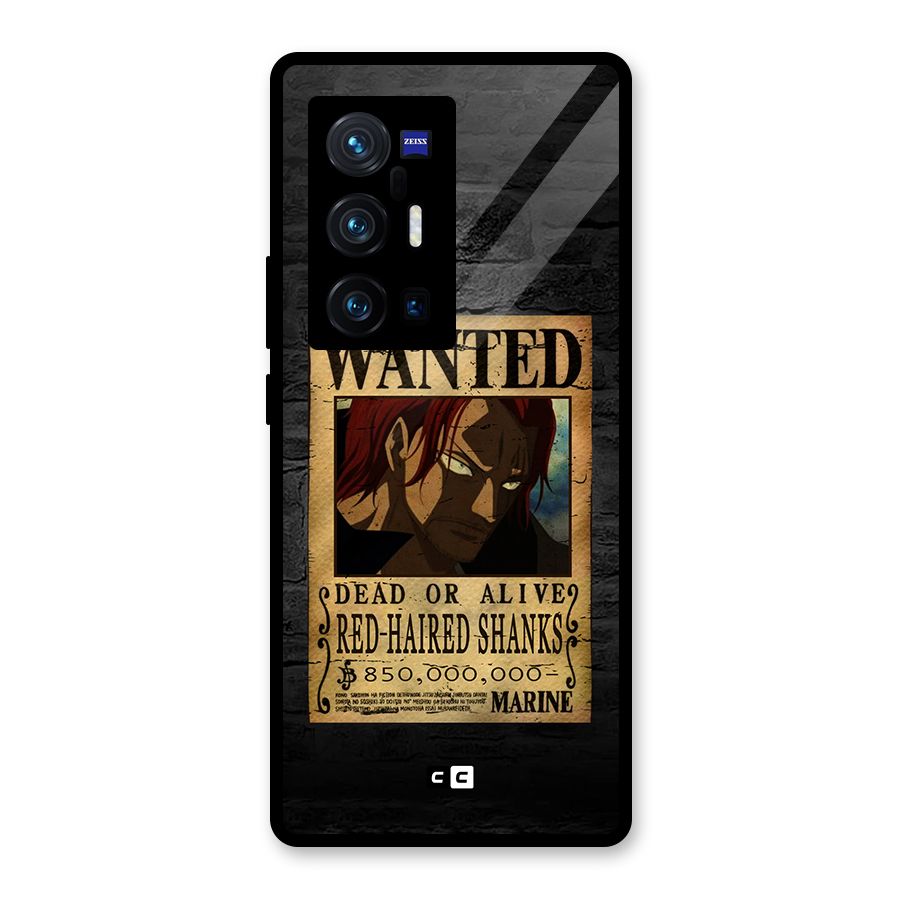 Shanks Wanted Glass Back Case for Vivo X70 Pro Plus