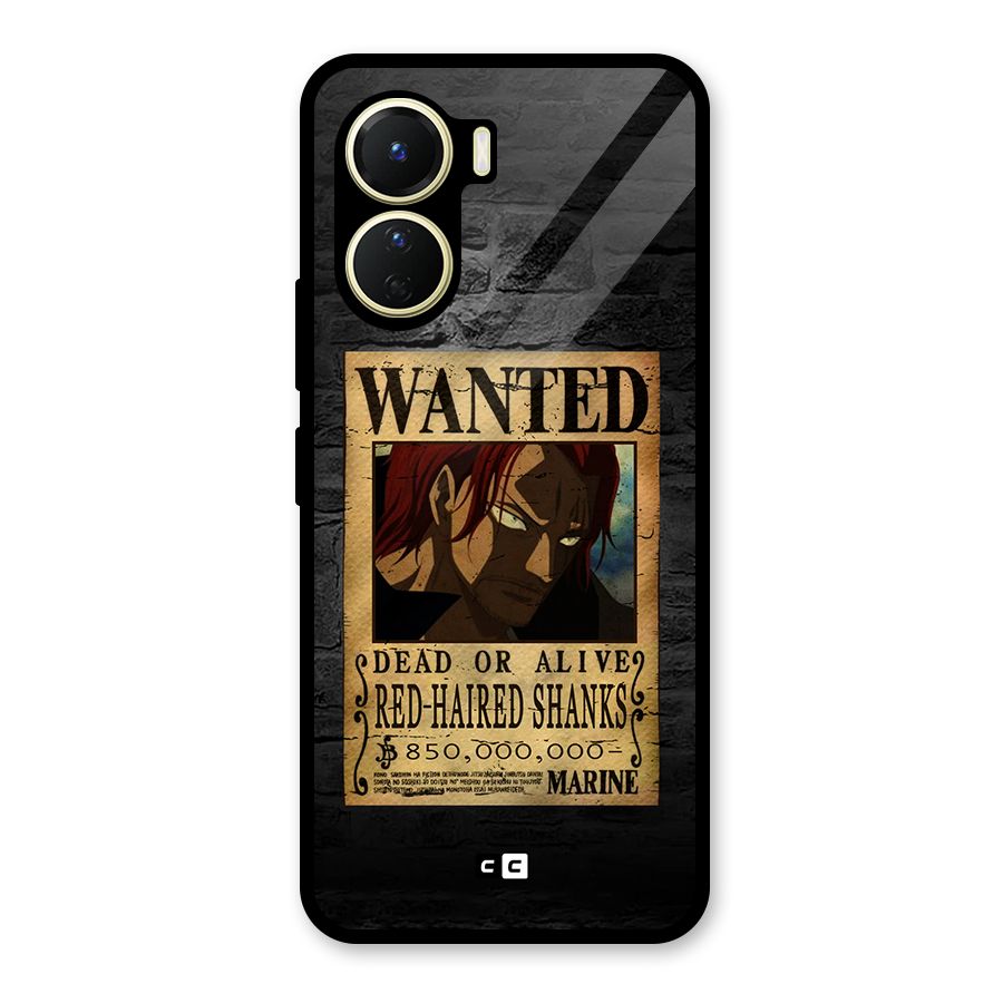 Shanks Wanted Glass Back Case for Vivo Y16