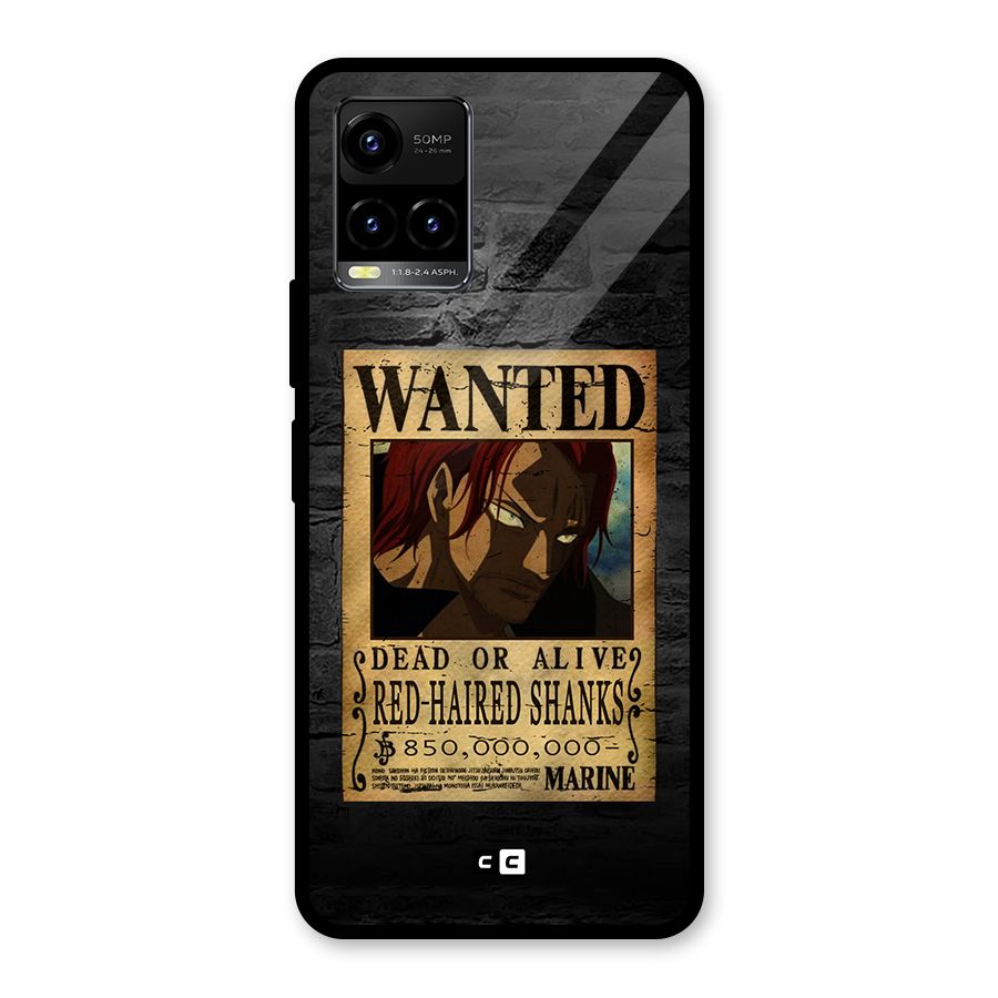 Shanks Wanted Glass Back Case for Vivo Y21T