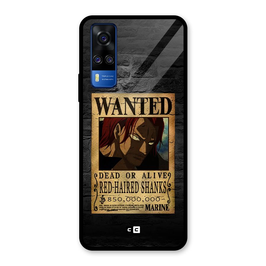 Shanks Wanted Glass Back Case for Vivo Y31