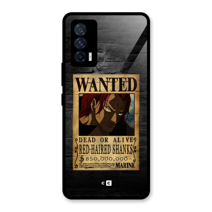 Shanks Wanted Glass Back Case for Vivo iQOO 7 5G