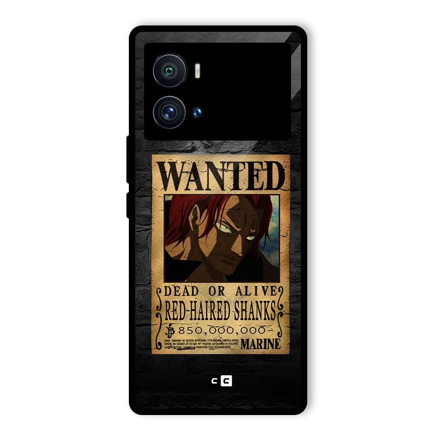 Shanks Wanted Glass Back Case for Vivo iQOO 9 Pro