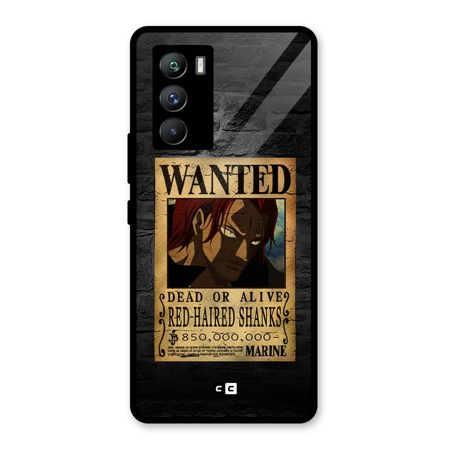 Shanks Wanted Glass Back Case for Vivo iQOO 9 SE