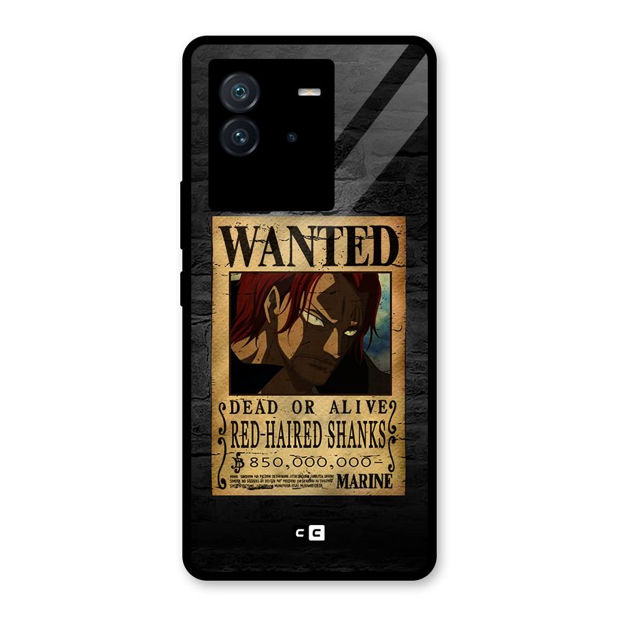 Shanks Wanted Glass Back Case for Vivo iQOO Neo 6 5G