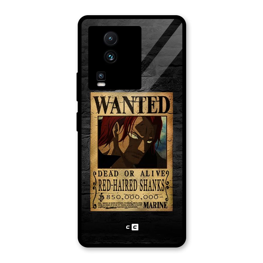 Shanks Wanted Glass Back Case for Vivo iQOO Neo 7