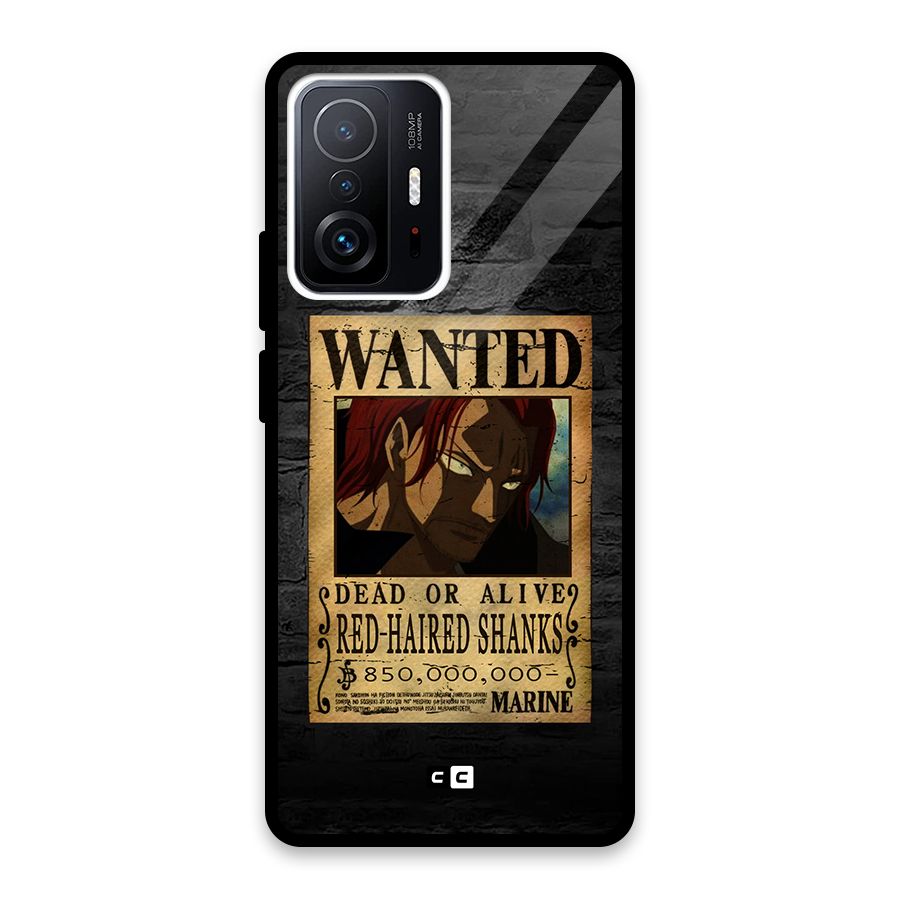 Shanks Wanted Glass Back Case for Xiaomi 11T Pro