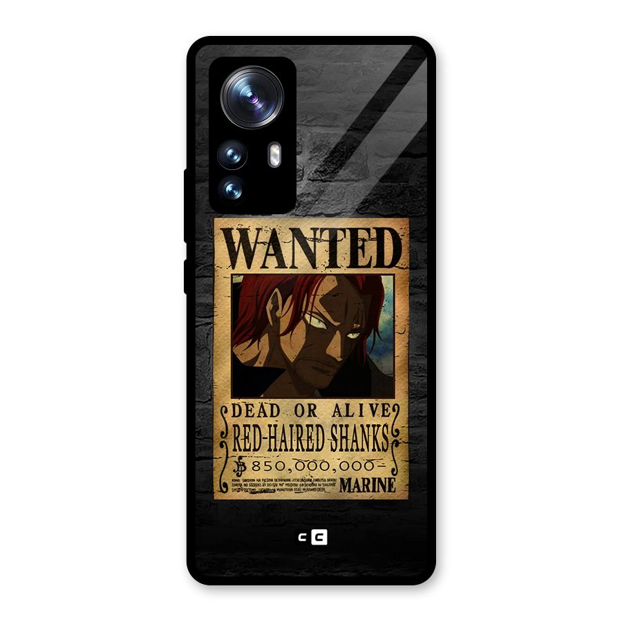 Shanks Wanted Glass Back Case for Xiaomi 12 Pro