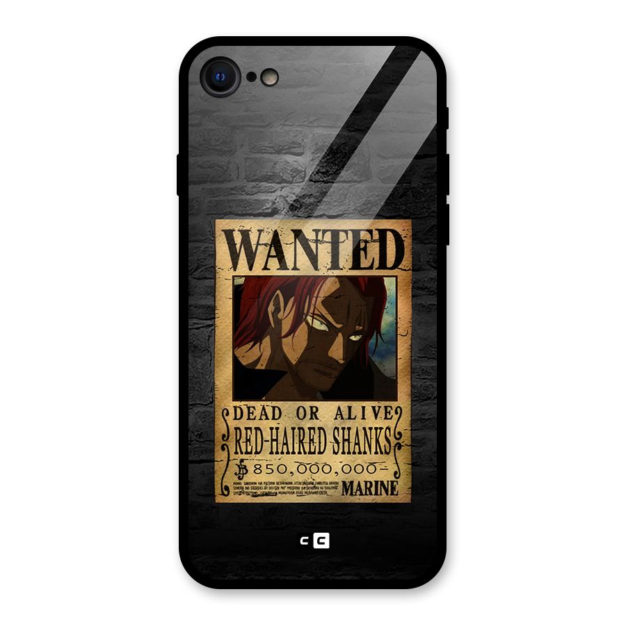 Shanks Wanted Glass Back Case for iPhone 7