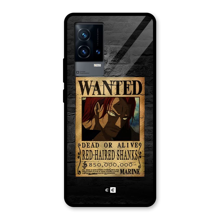 Shanks Wanted Glass Back Case for iQOO 9 5G