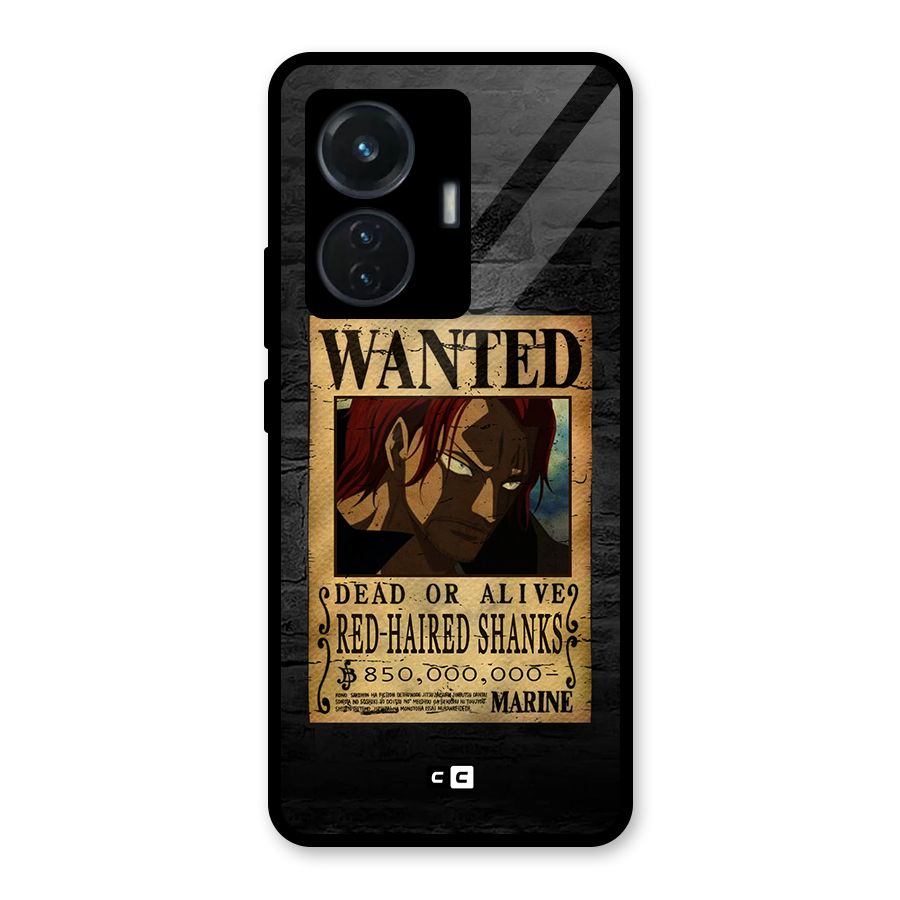 Shanks Wanted Glass Back Case for iQOO Z6 44W