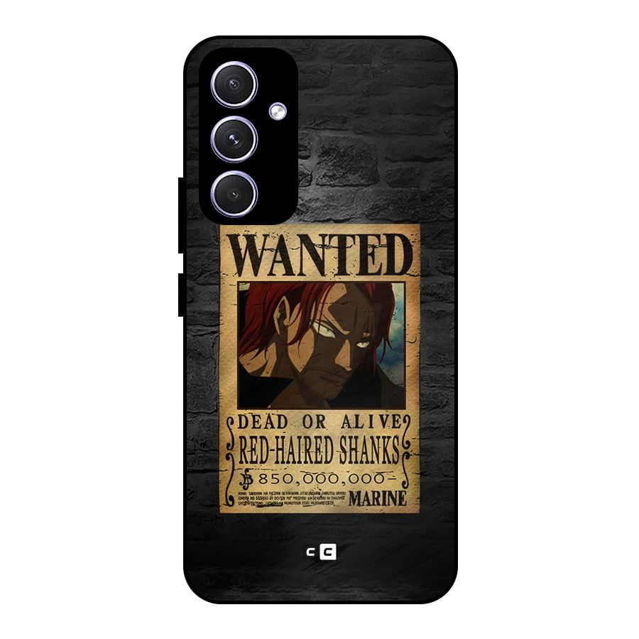 Shanks Wanted Metal Back Case for Galaxy A54