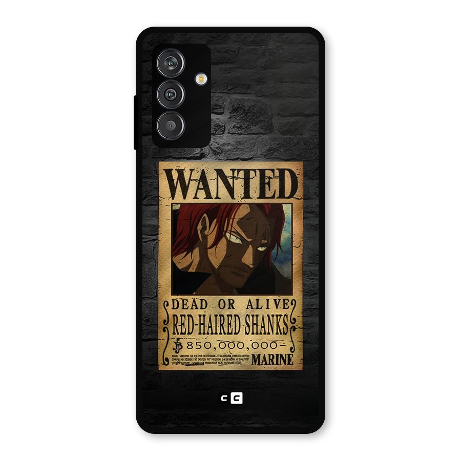 Shanks Wanted Metal Back Case for Galaxy F13