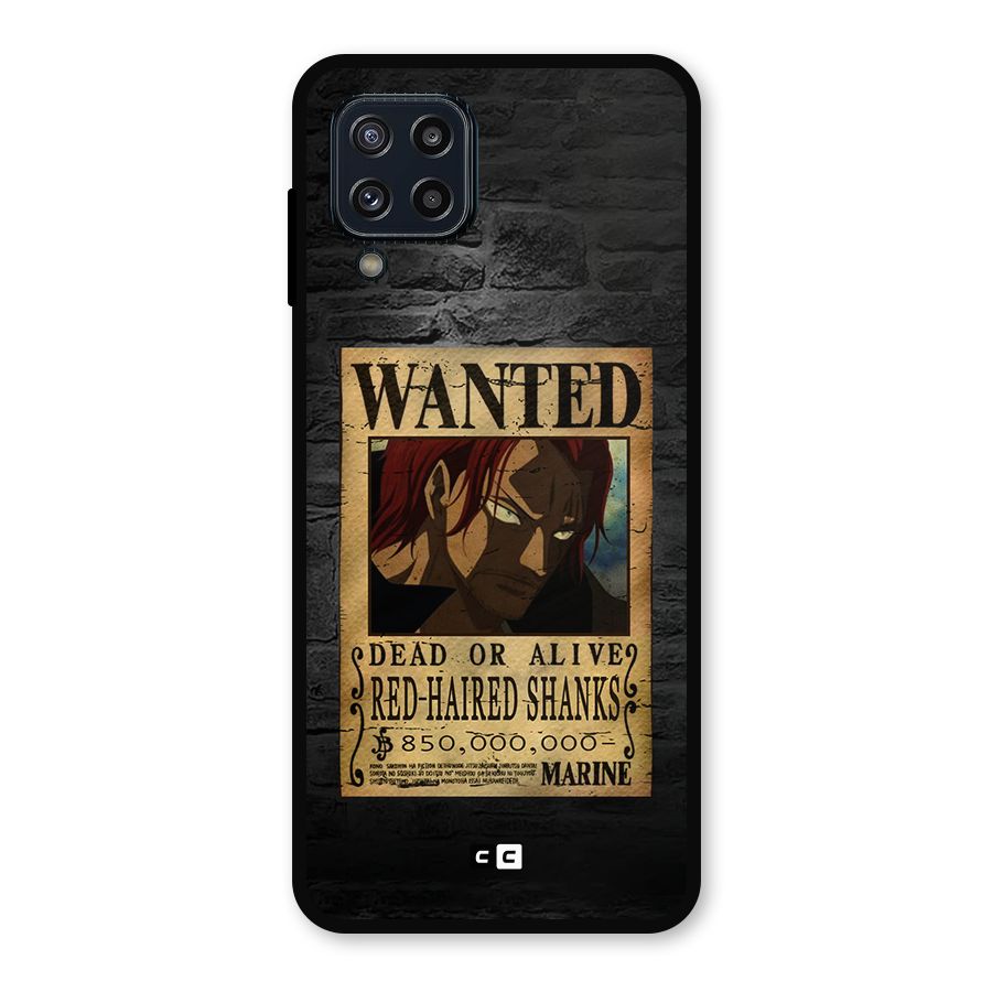 Shanks Wanted Metal Back Case for Galaxy M32