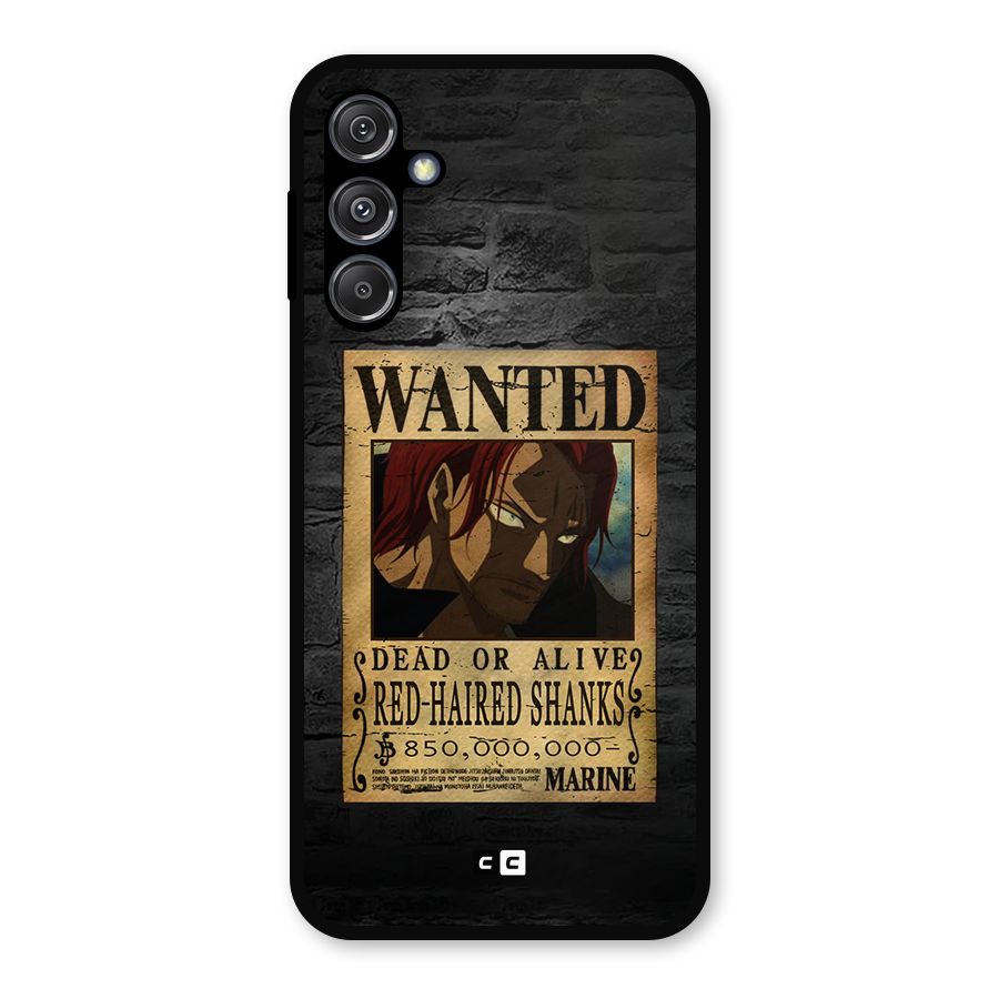 Shanks Wanted Metal Back Case for Galaxy M34 5G
