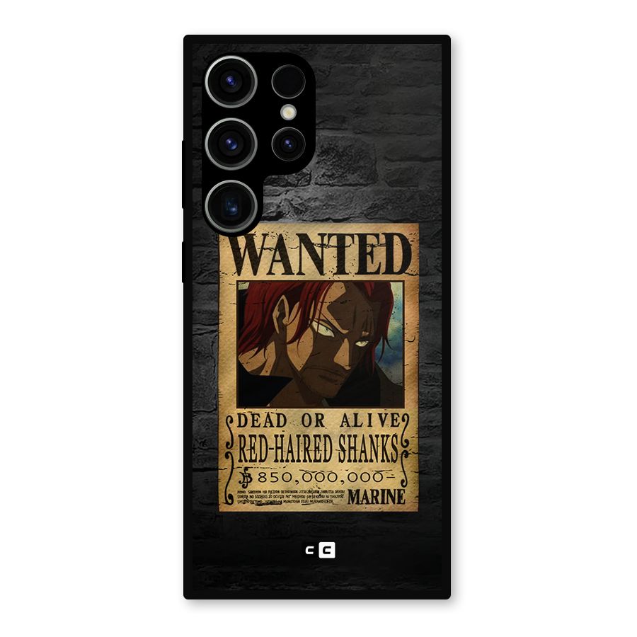 Shanks Wanted Metal Back Case for Galaxy S23 Ultra