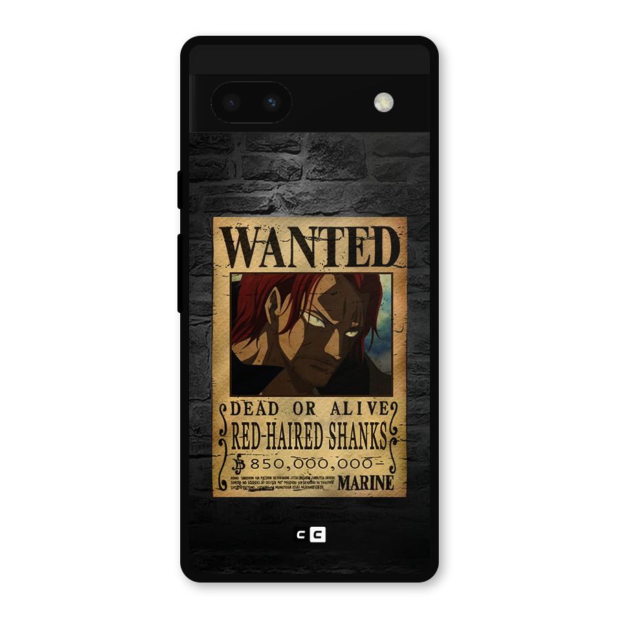 Shanks Wanted Metal Back Case for Google Pixel 6a