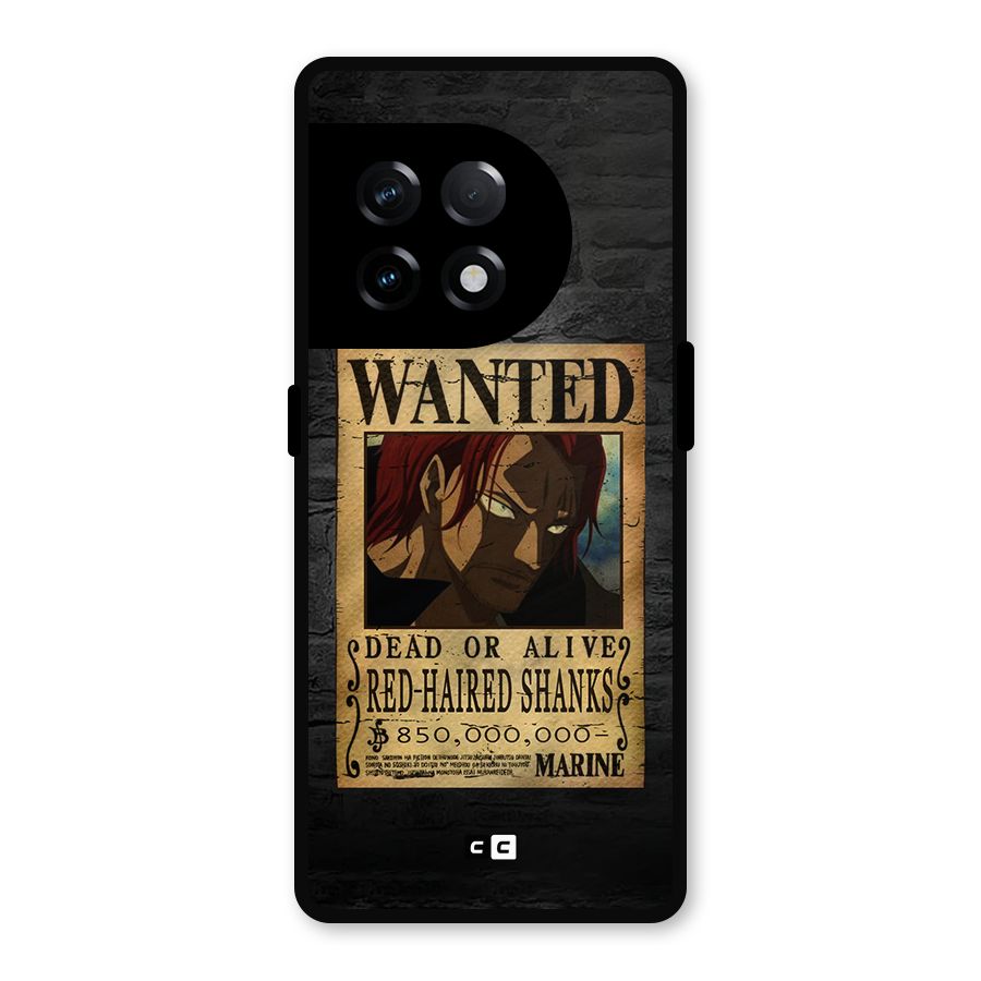 Shanks Wanted Metal Back Case for OnePlus 11R
