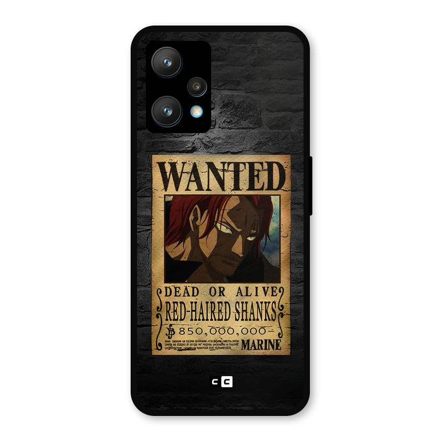 Shanks Wanted Metal Back Case for Realme 9 Pro Plus 5G