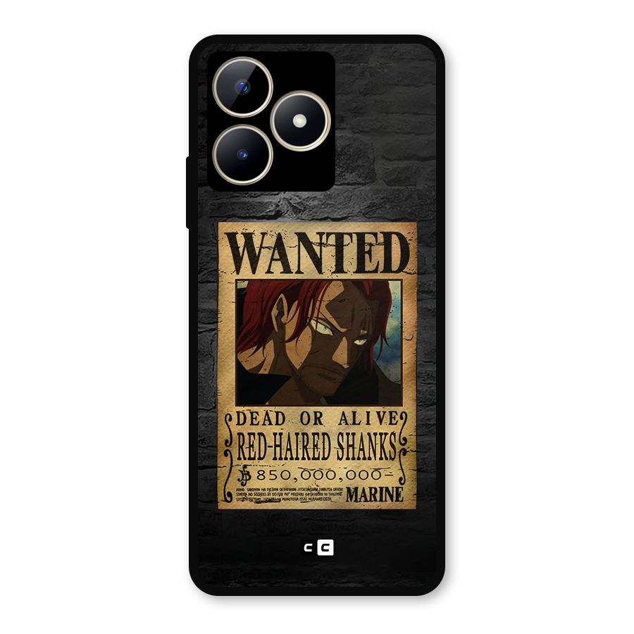 Shanks Wanted Metal Back Case for Realme C53