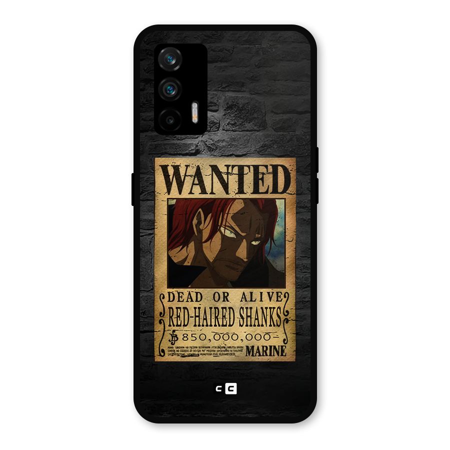 Shanks Wanted Metal Back Case for Realme GT 5G