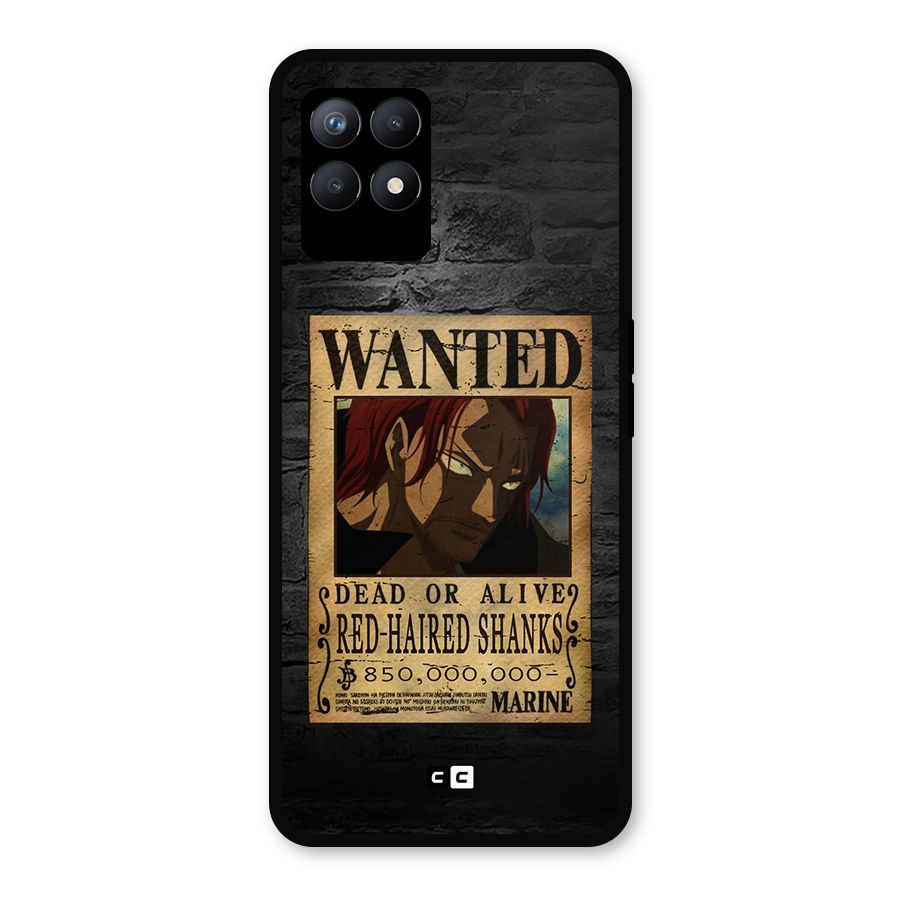 Shanks Wanted Metal Back Case for Realme Narzo 50
